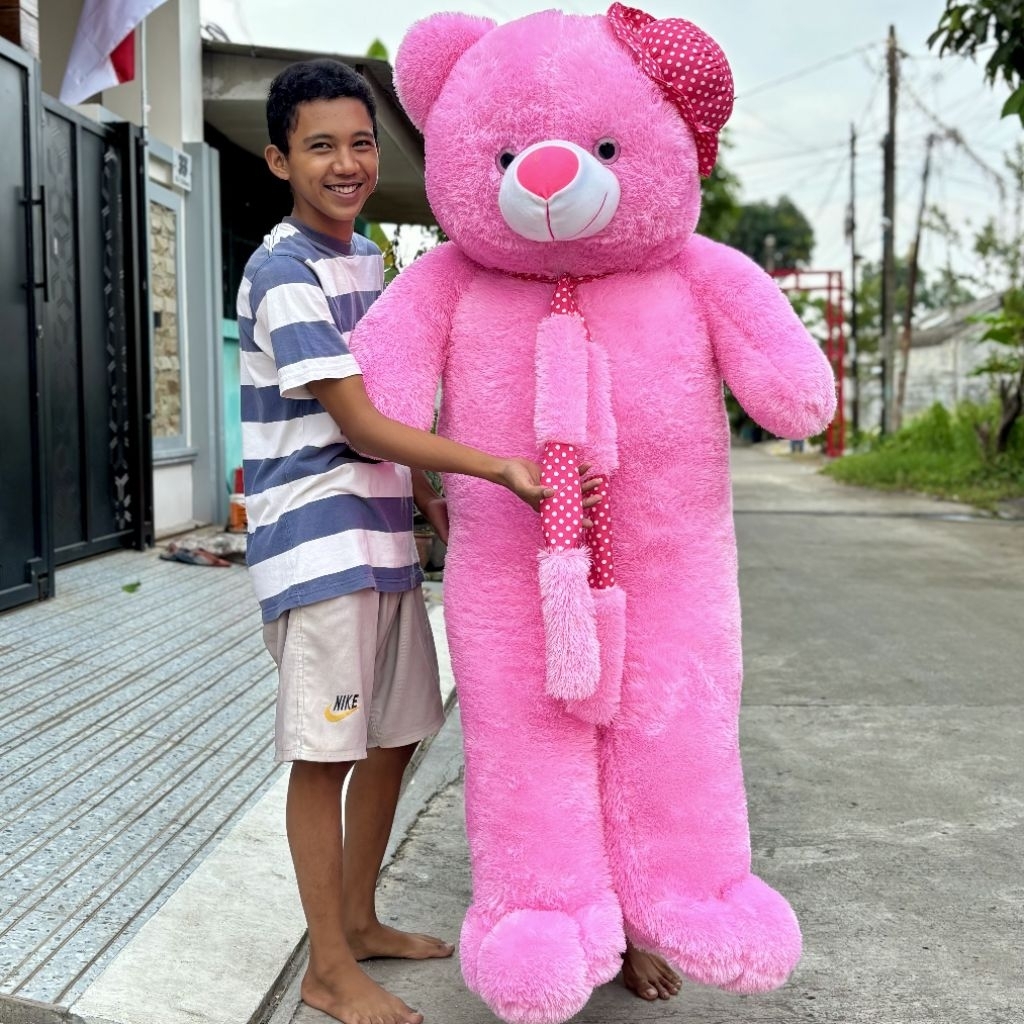 Boneka Teddy bear super jumbo 1,5 meter