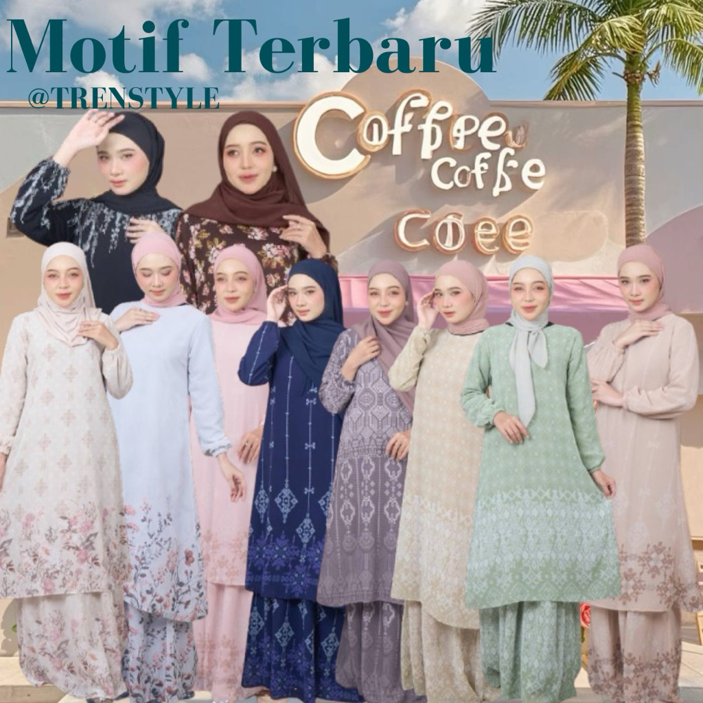 GAMIS MALAYSIA MOTIF CANTIK TERBARU | TERUPDATE PREMIUM