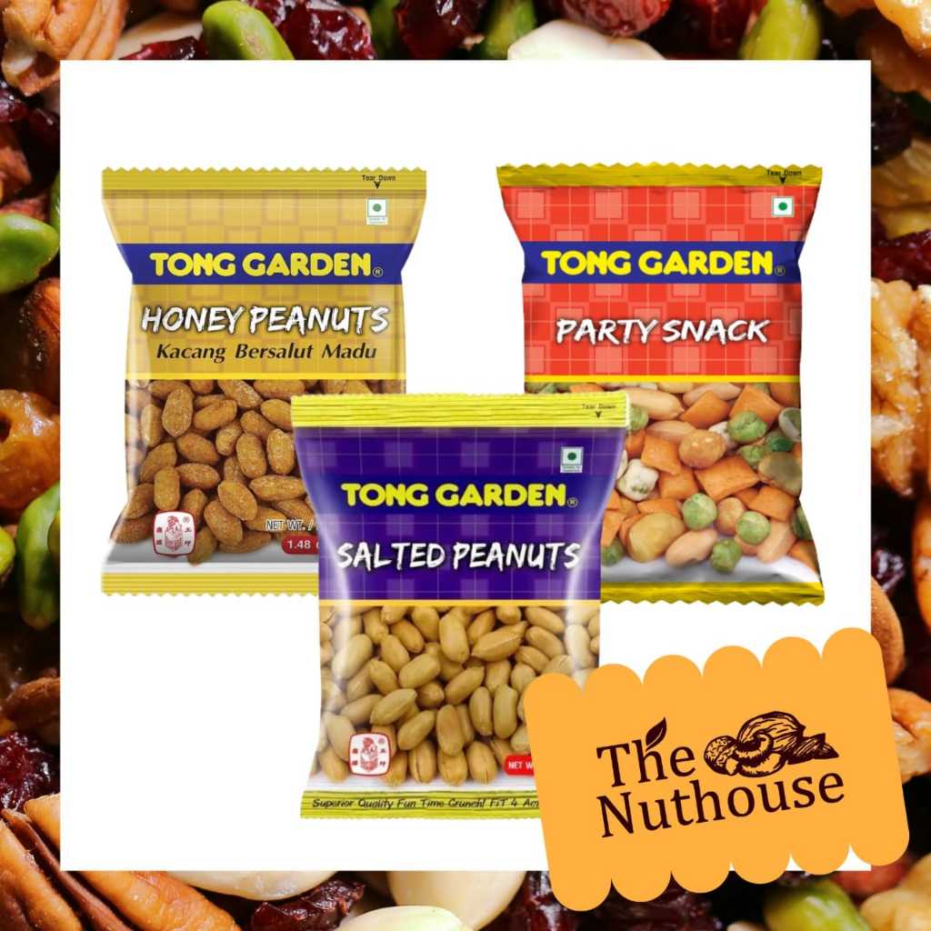 

TONG GARDEN - Party Snacks / Honey Peanuts / Salted Peanuts [Snack Kacang]