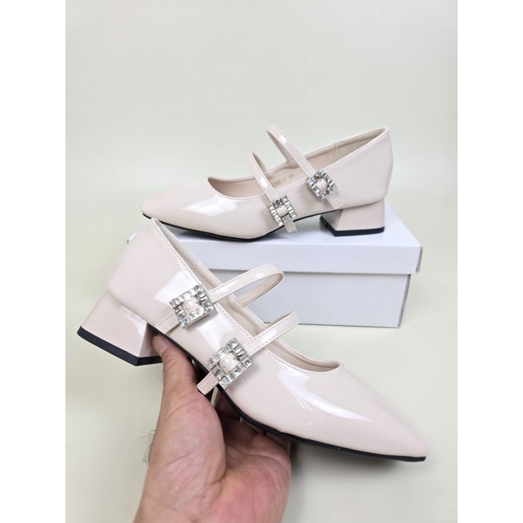 Heels Women ROGER VIVIER YC-QQ88-1 Mary Jane 4cm