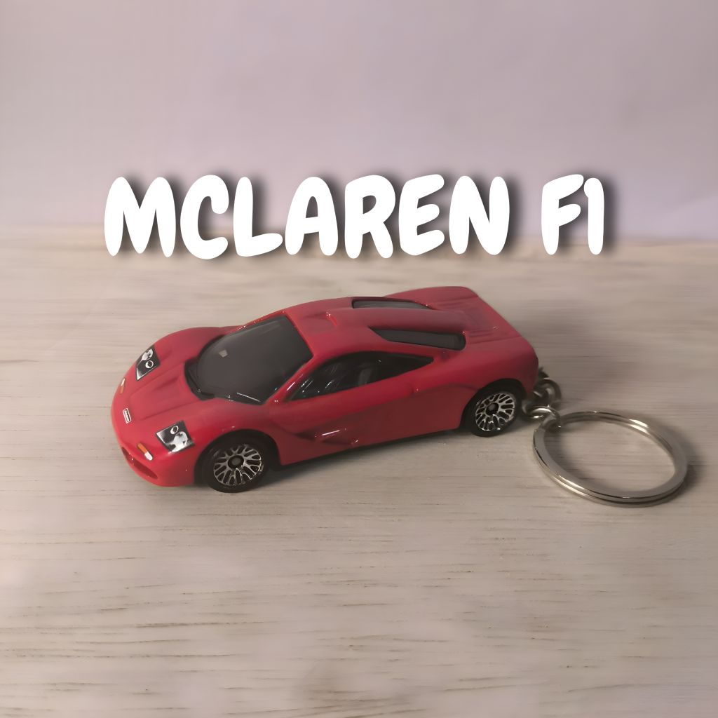 Gantungan Kunci Hotwheels McLAREN F1 Merah