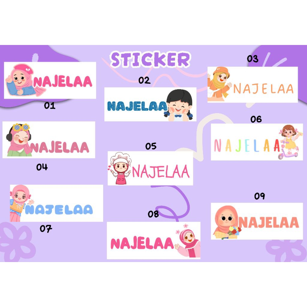

STIKER ATK | STIKER BUKU | STIKER PENSIL| STIKER PULPEN|