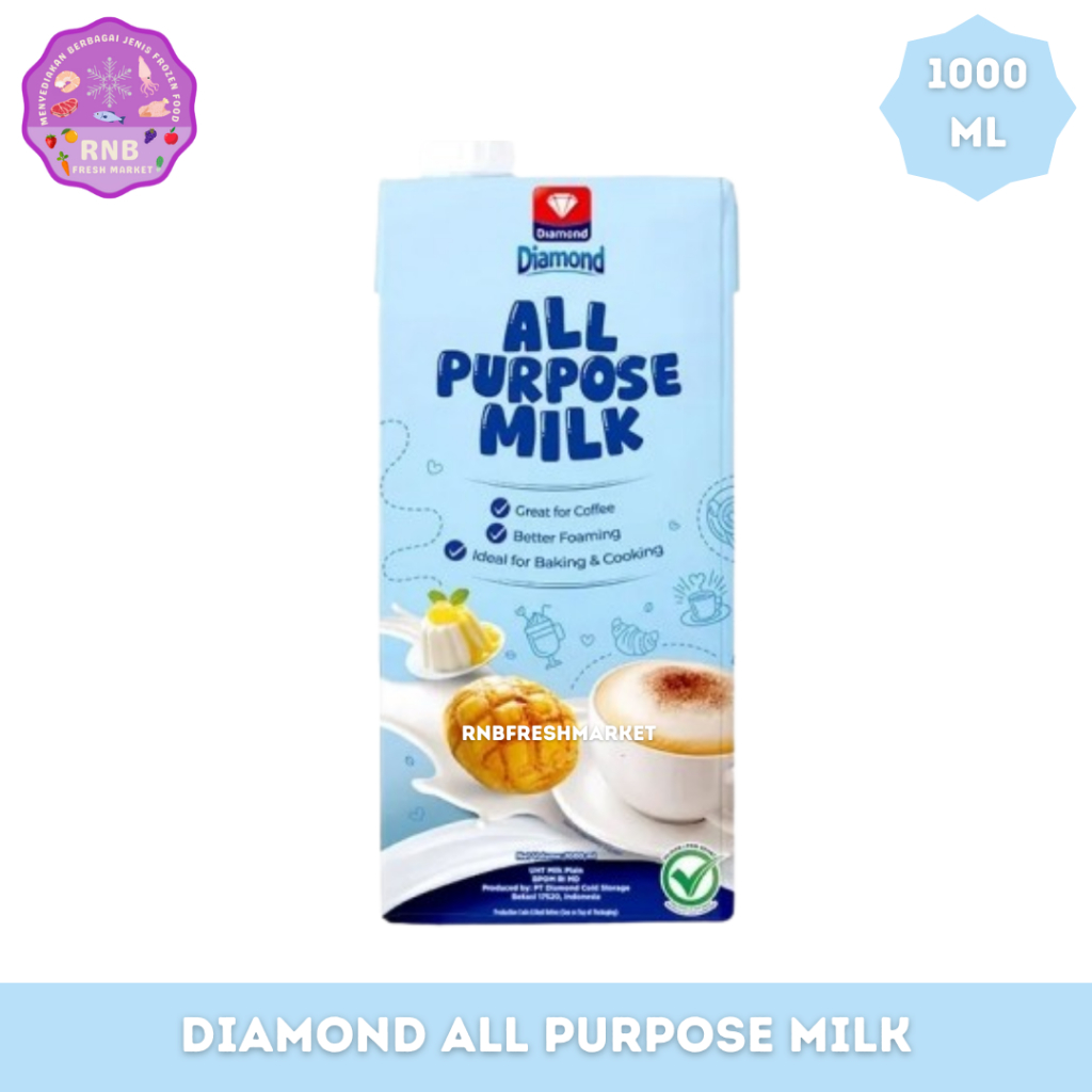 

Diamond All Purpose Uht Milk Netto 1000 ML