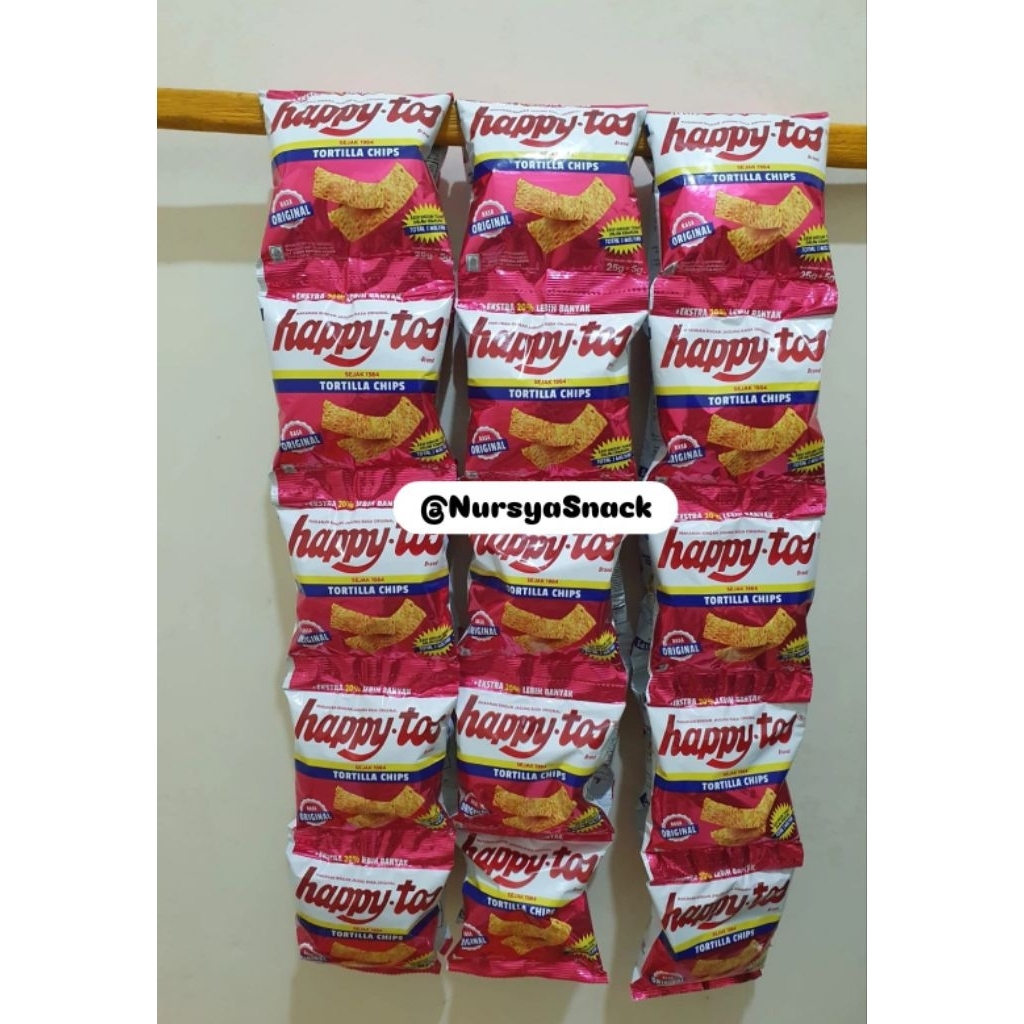 

Happy Tos Tortilla Chips @30 gram isi 10
