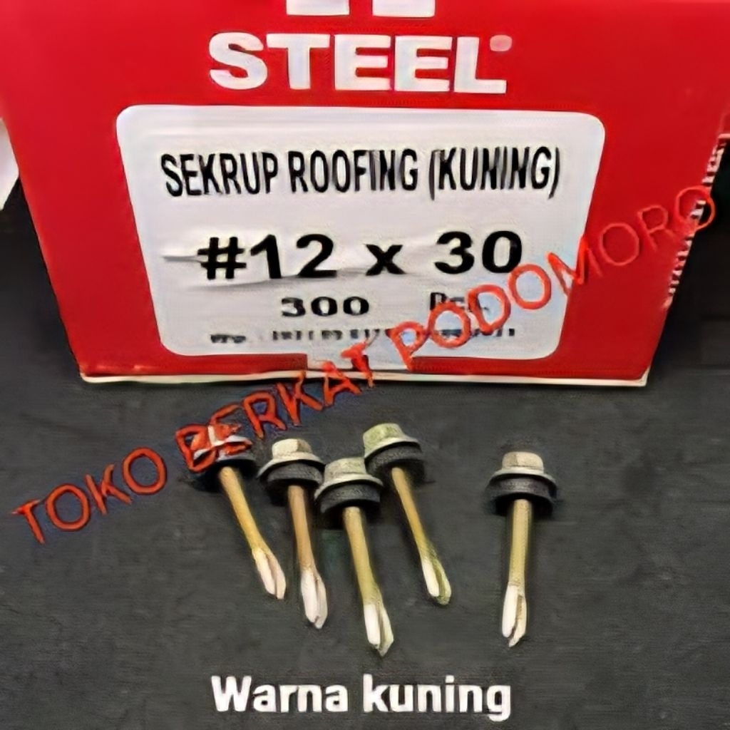 Baut drilling PATTA STEEL 12x30 Skrup drilling atap baja ringan (harga toko)