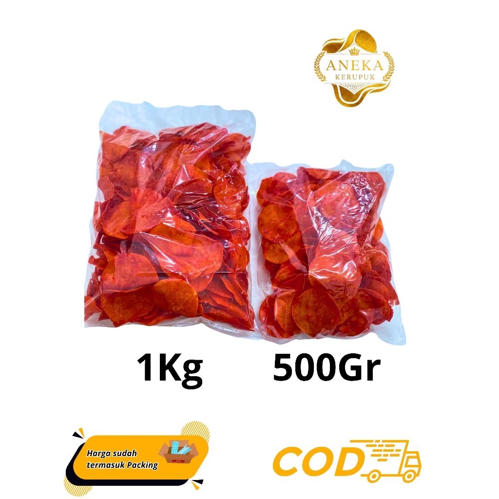 

KERUPUK KENTANG BALADO/PEDAS BESAR