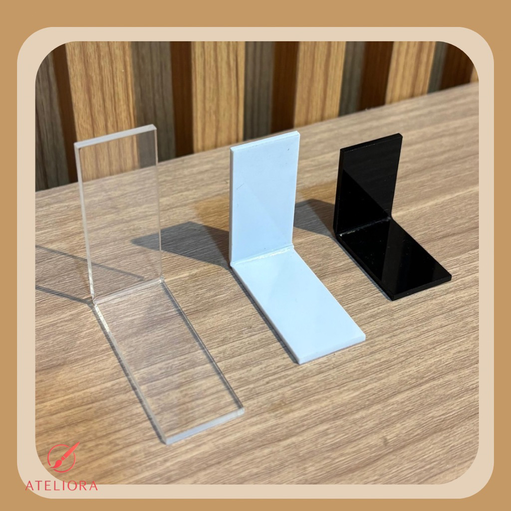 Siku Akrilik 2mm | Siku Akrilik L | Custom Sudut Siku L Akrilik