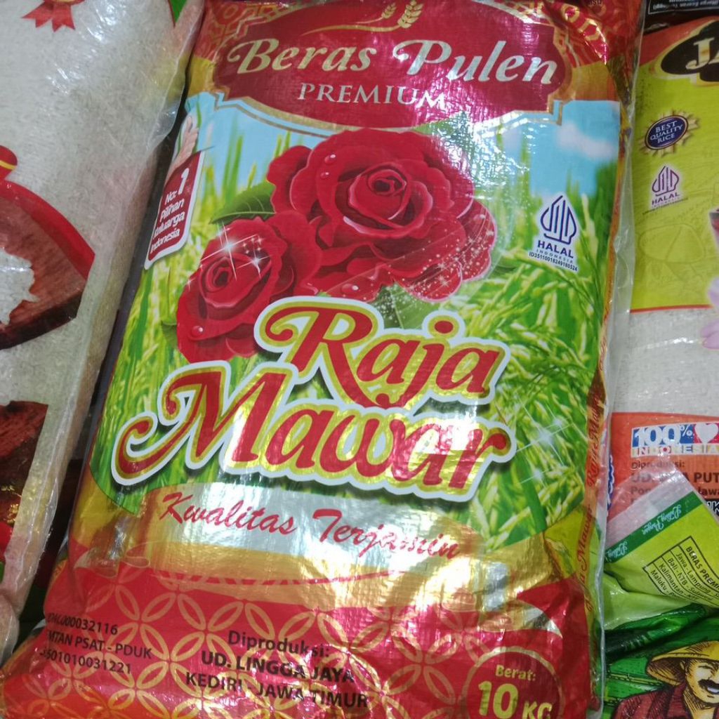 

beras raja mawar merah kemasan 10kg