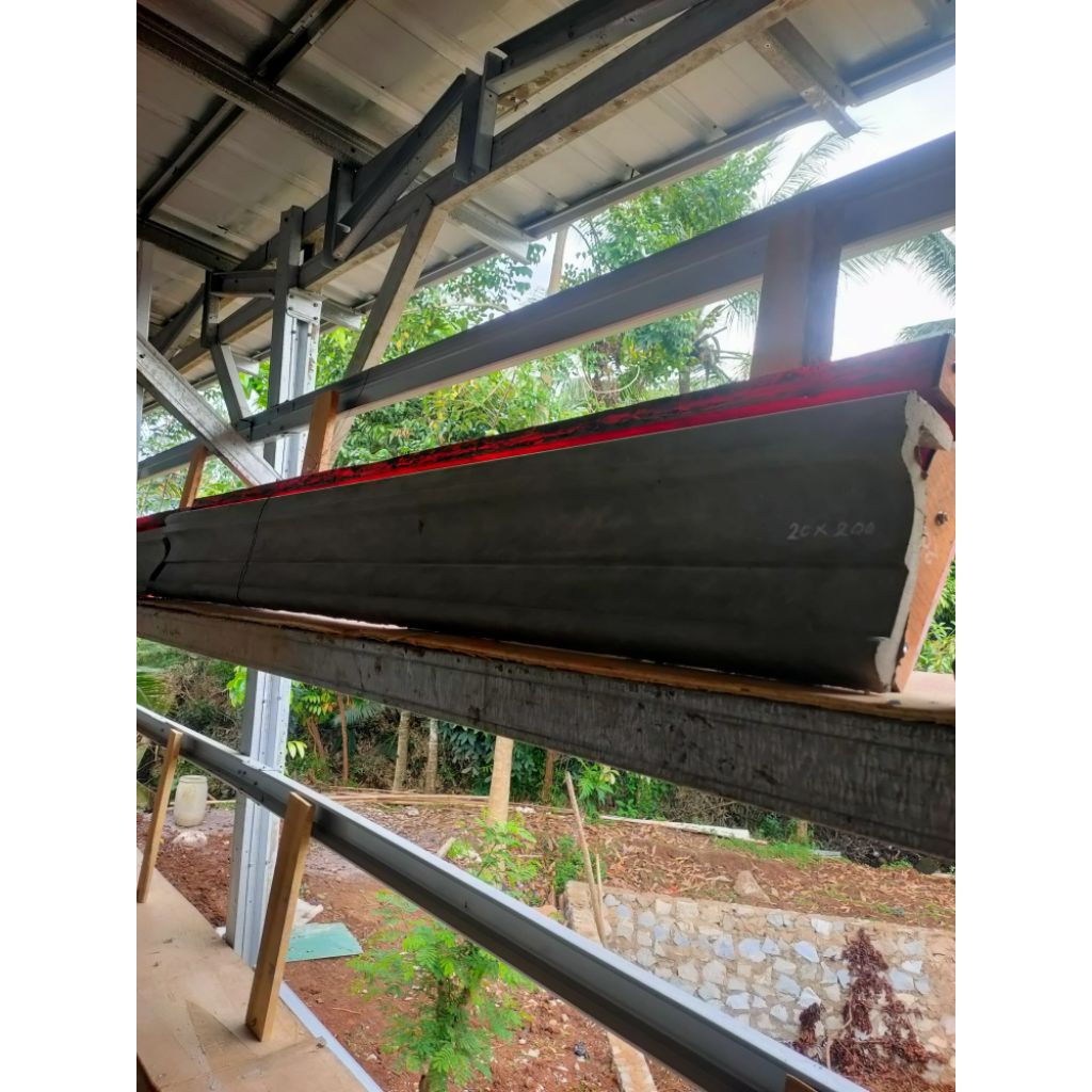 Lisplang grc cetak full beton L15cm - L60cm