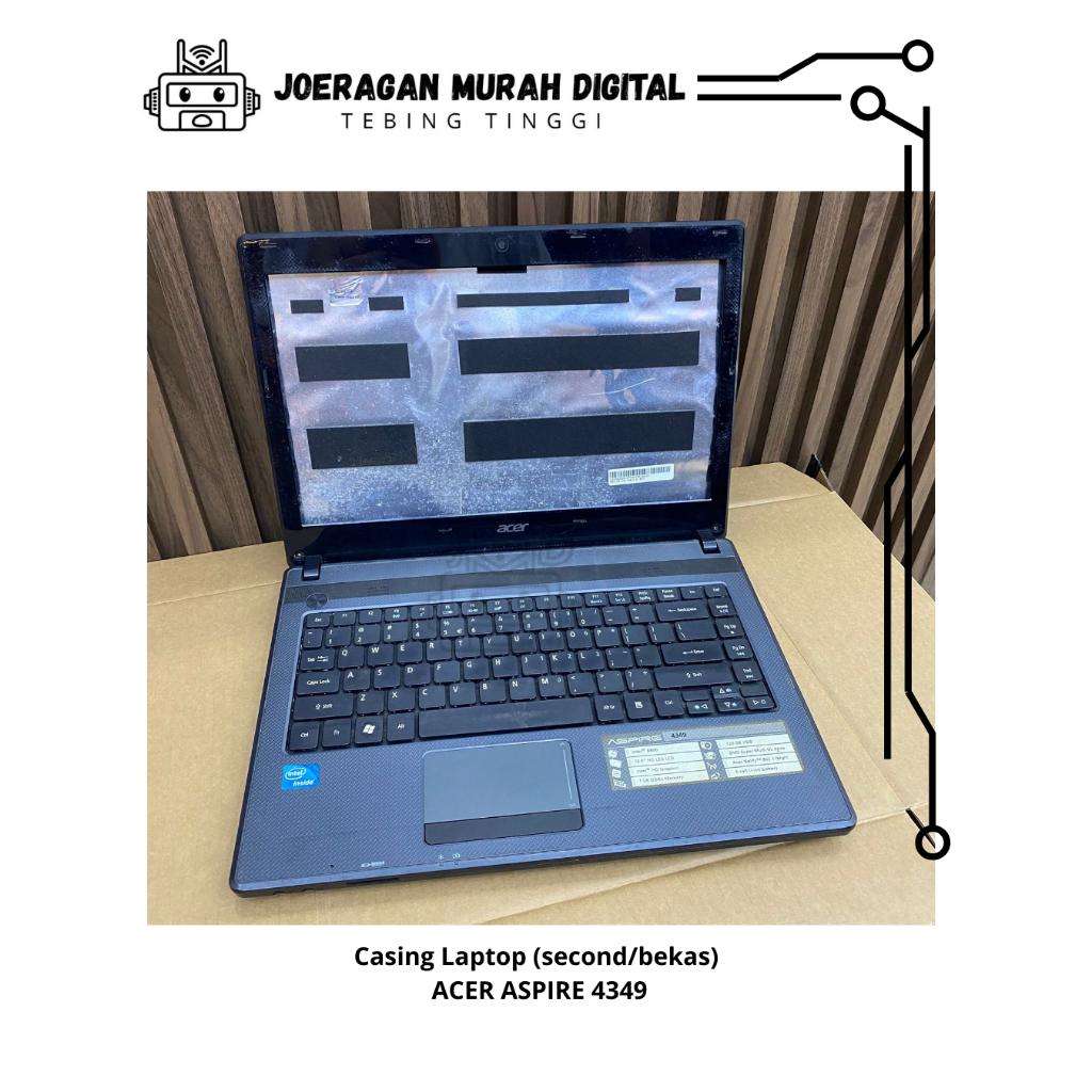 CASE LAPTOP ACER ASPIRE 4349 (SECOND/BEKAS) 100% ORIGINAL