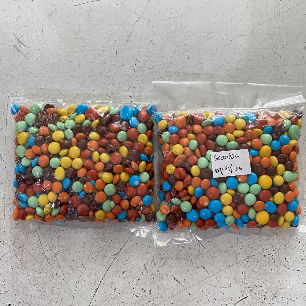 

SCANDIA choco chips rainbow 100 gram | choco chip setengah bulat | chocochips warna warni