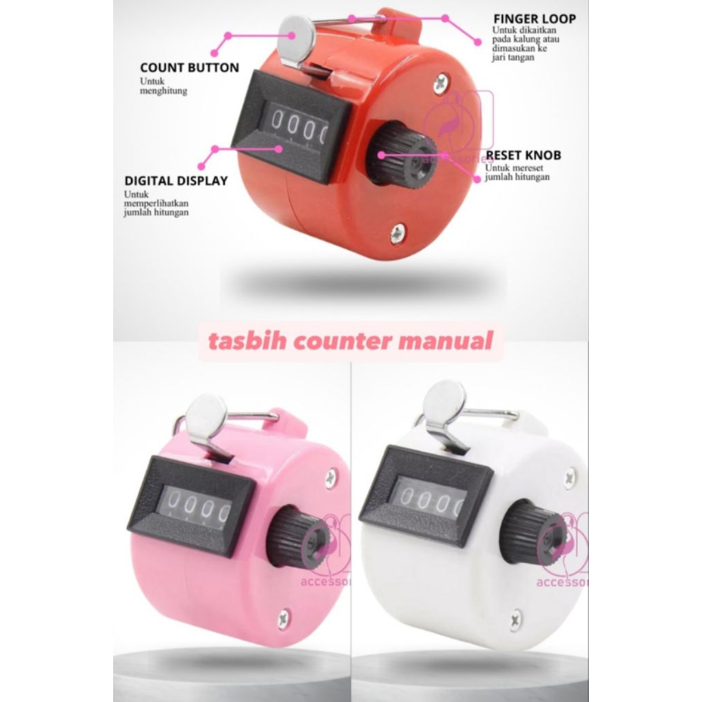 OHMAIGOODS - TASBIH COUNTER MANUAL