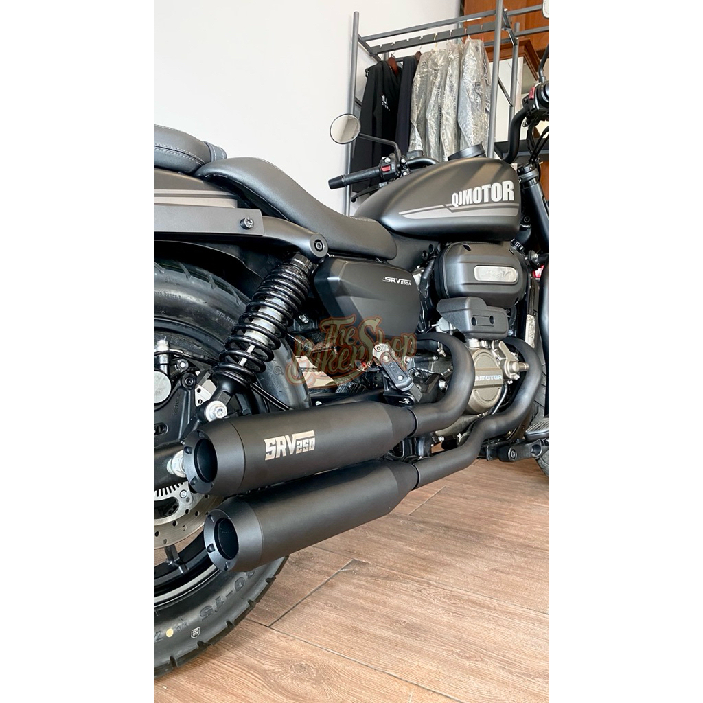 knalpot kenalpot QJ MOTOR SRV 250 / QJ SRV 250 LIBERO blar blar bas adem