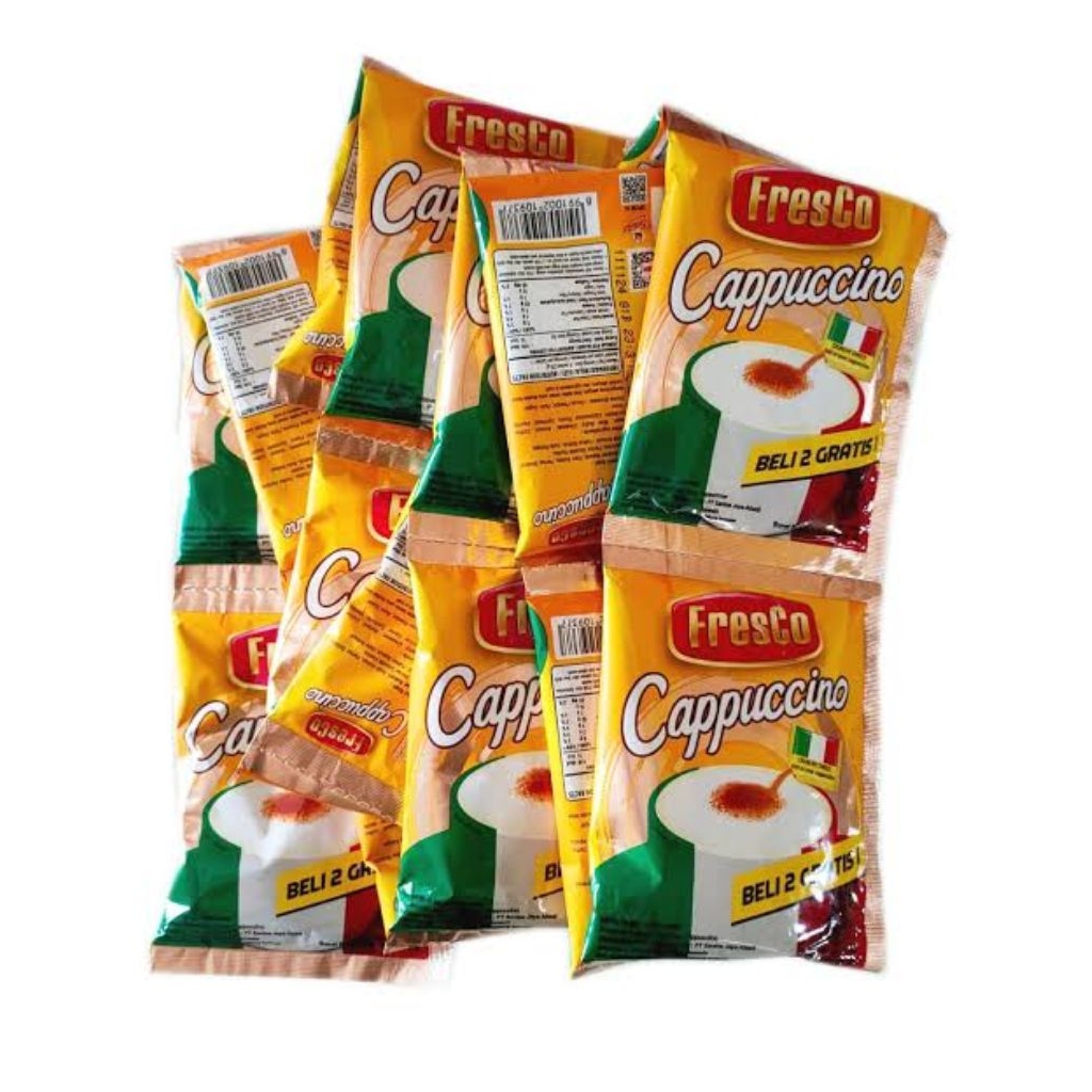 

kopi fresco Cappuccino (15 sachet x 25 gram)