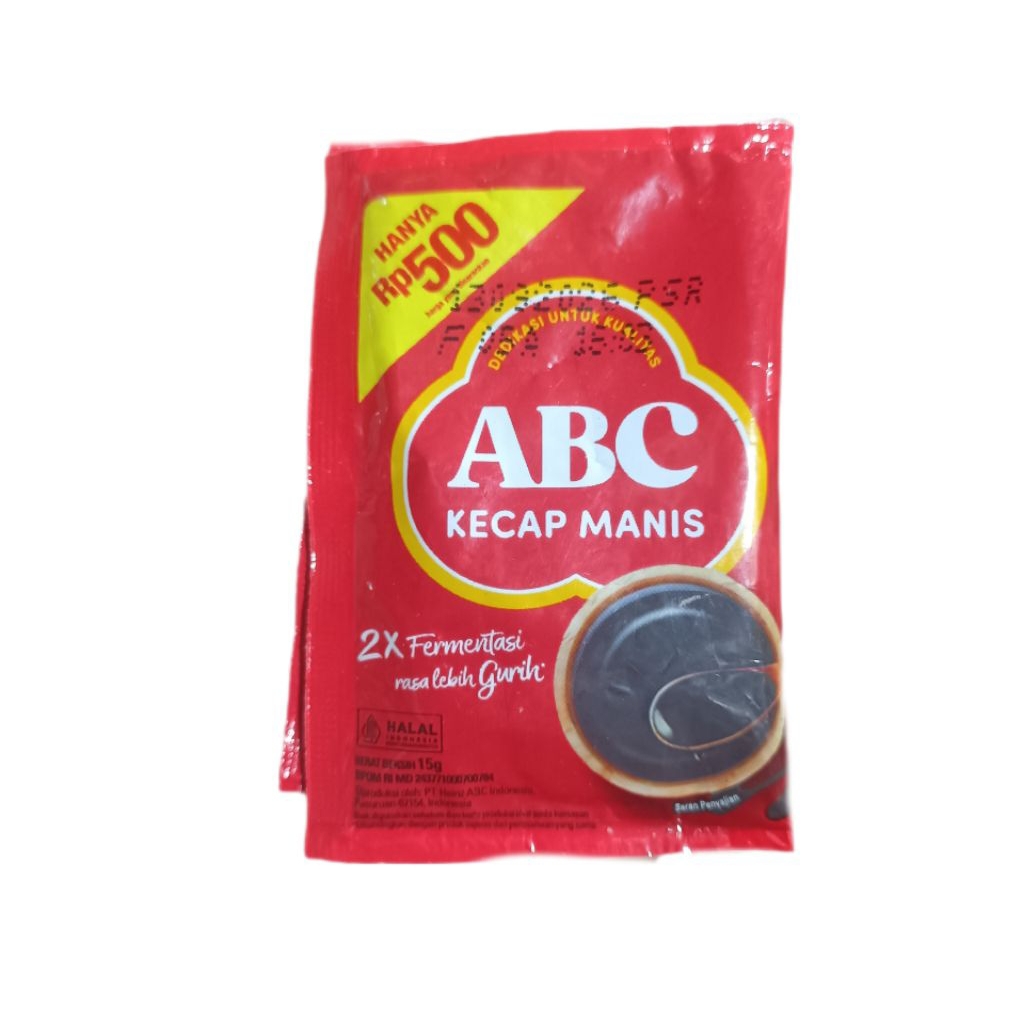 

Kecap ABC Manis Sachet Kecil 15gr Praktis Kecap Manis Hitam