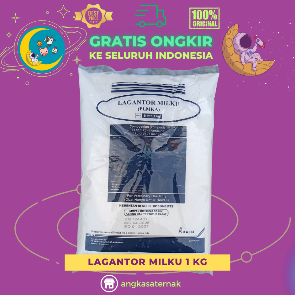 LAGANTOR MILKU MINERAL PREMIX UNTUK PENGGEMUKAN DAN SAPI PERAH