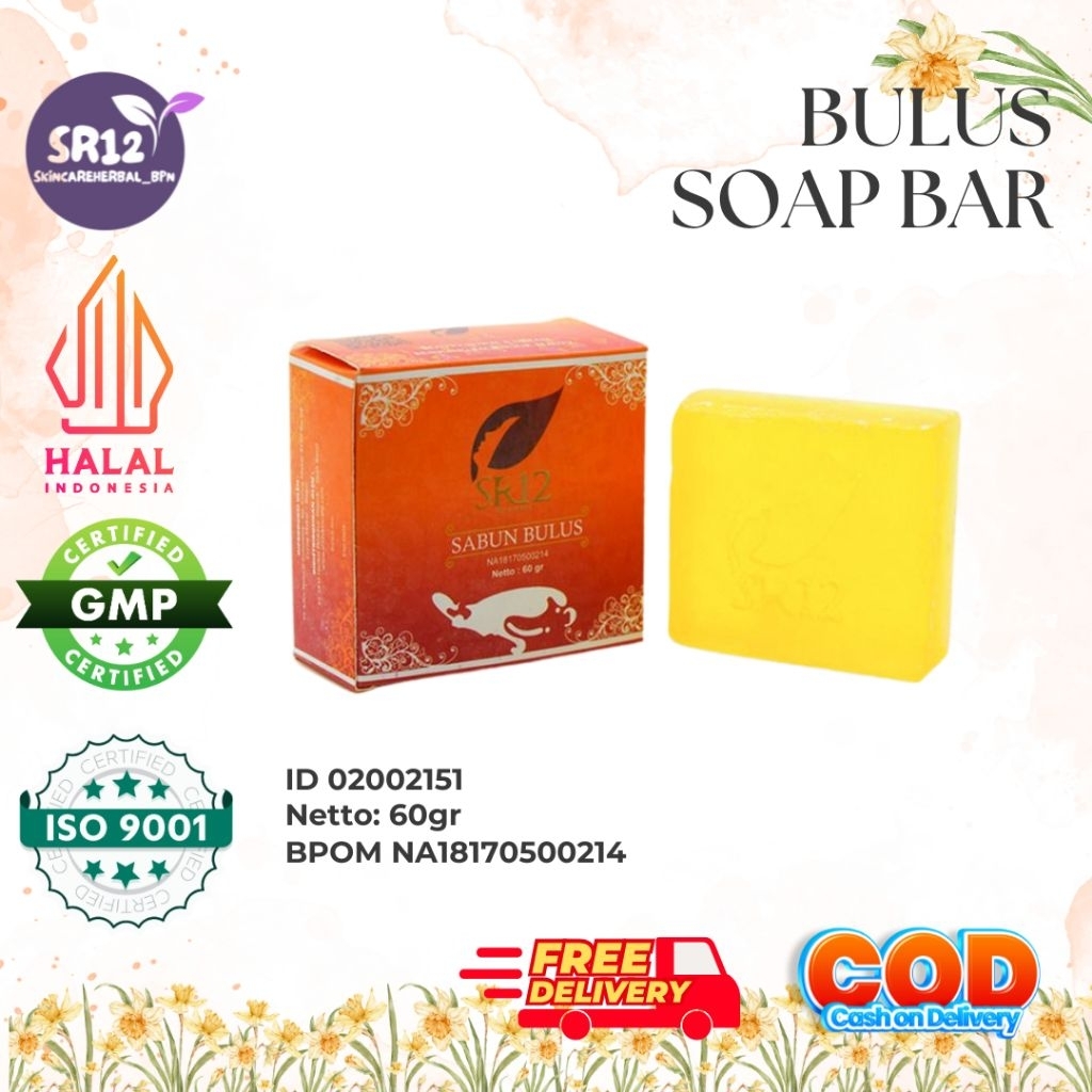 SABUN BULUS/ SABUN PENGHILANG GATAL/ SABUN HERBAL PEMBASMI PANU