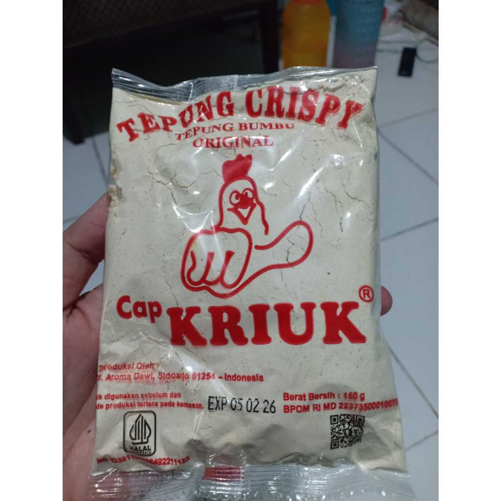 

Tepung crispy cap Kriuk/Tepung Bumbu 150 gr