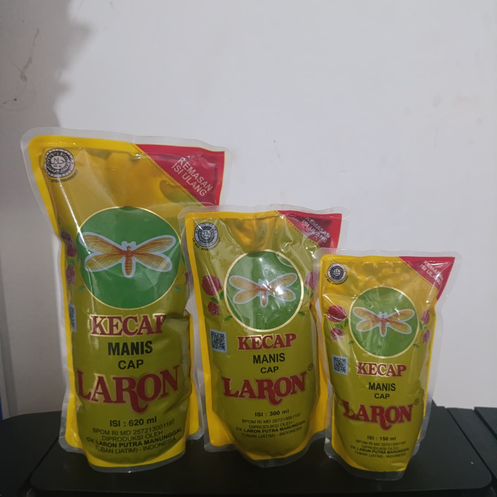 

Kecap Manis Cap Laron Tuban 150ml, 300ml, 620ml