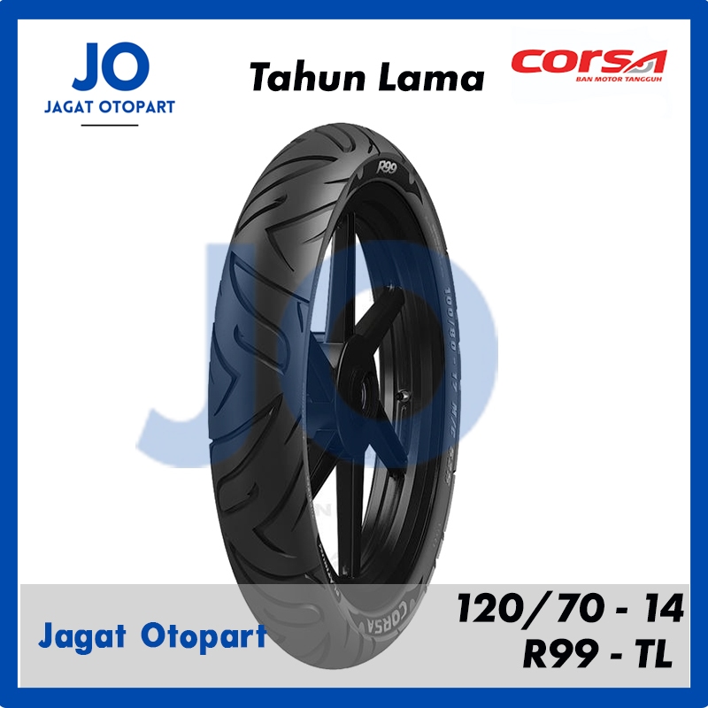Ban Lebar Corsa R99 120/70 - 14 TAHUN LAMA