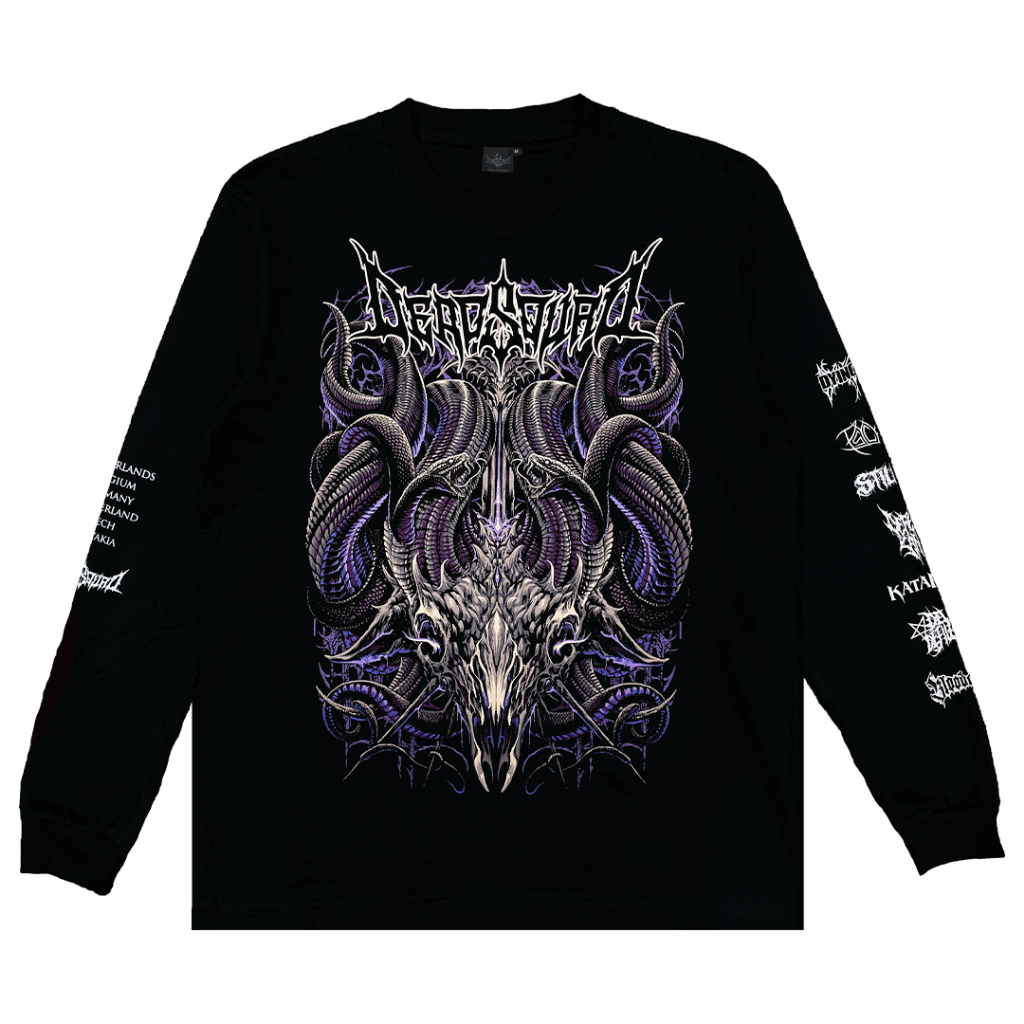 Longsleeve DEADSQUAD - OBSIDIAN RITUAL TOUR EUROPEAN 2025 | Deadsquad Official Merchandise