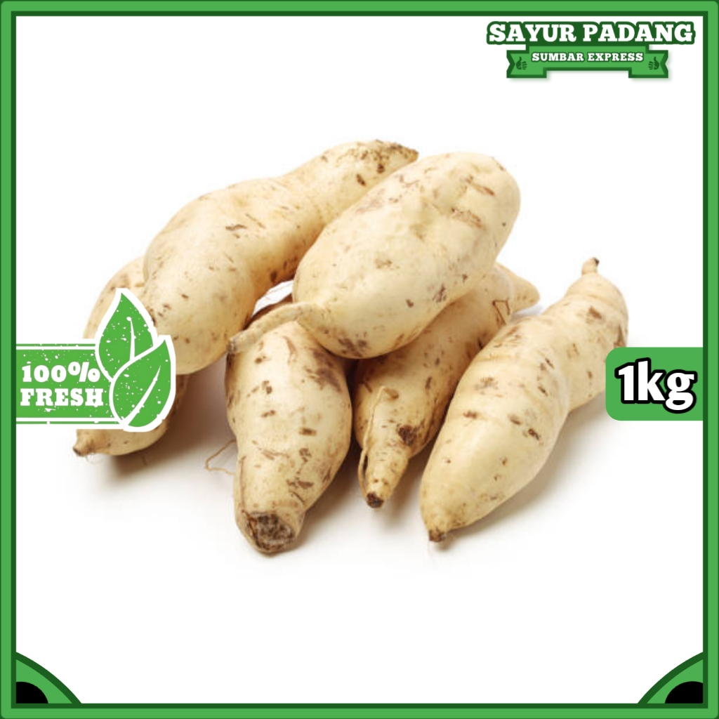 

Ubi jalar putih per 1kg segar manis