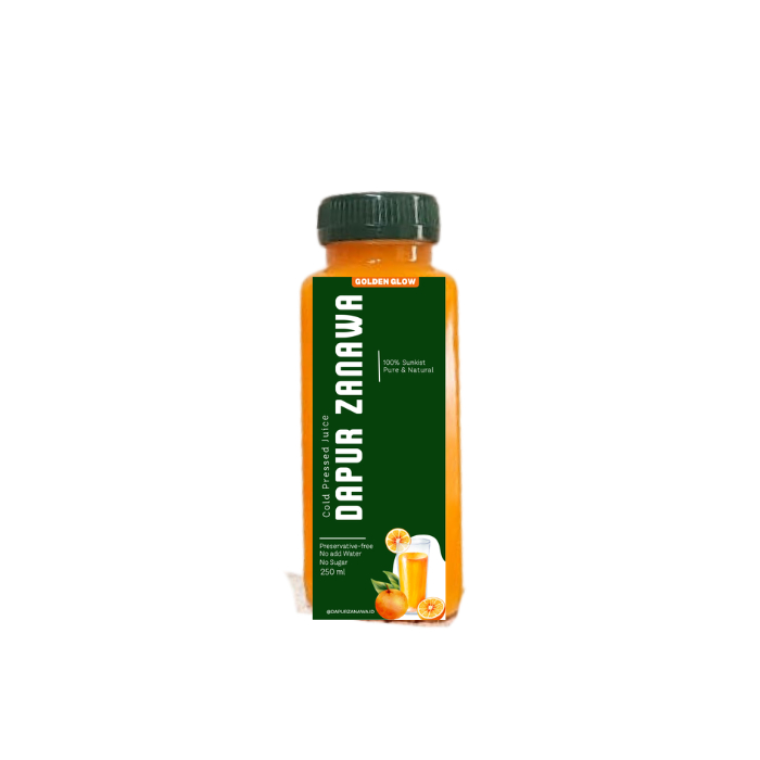 

(Golden Glow) Cold Pressed Juice - Sunkist Orange - 250ml