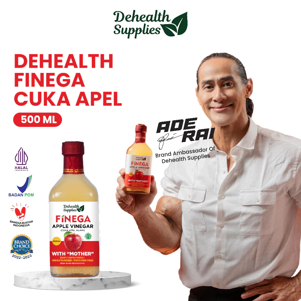

Dehealth Supplies Finega Cuka Apel 500ml Original 100% Halal