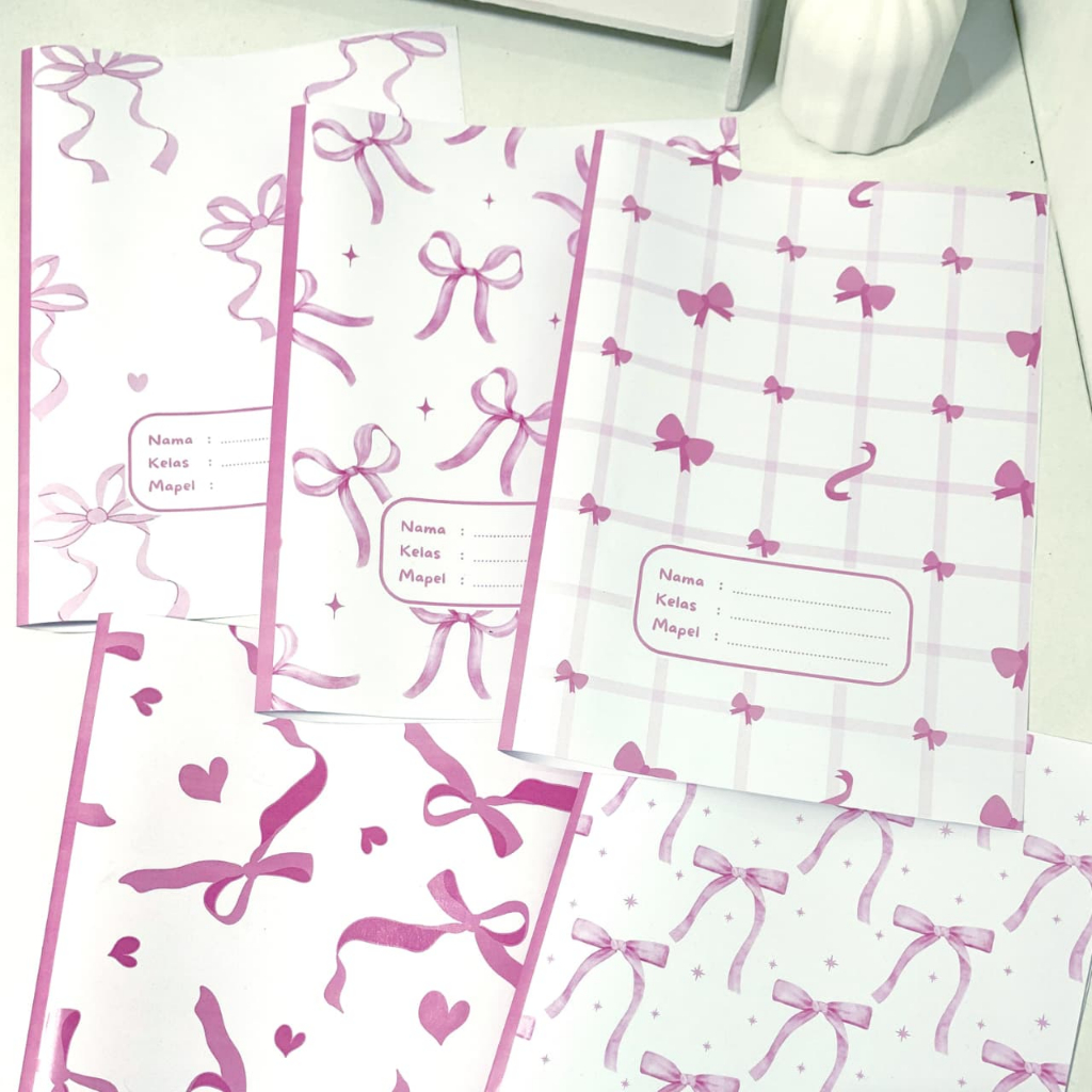 

Sampul Buku Aesthetic Conquette Pink 1 Pcs Murah Anti Air