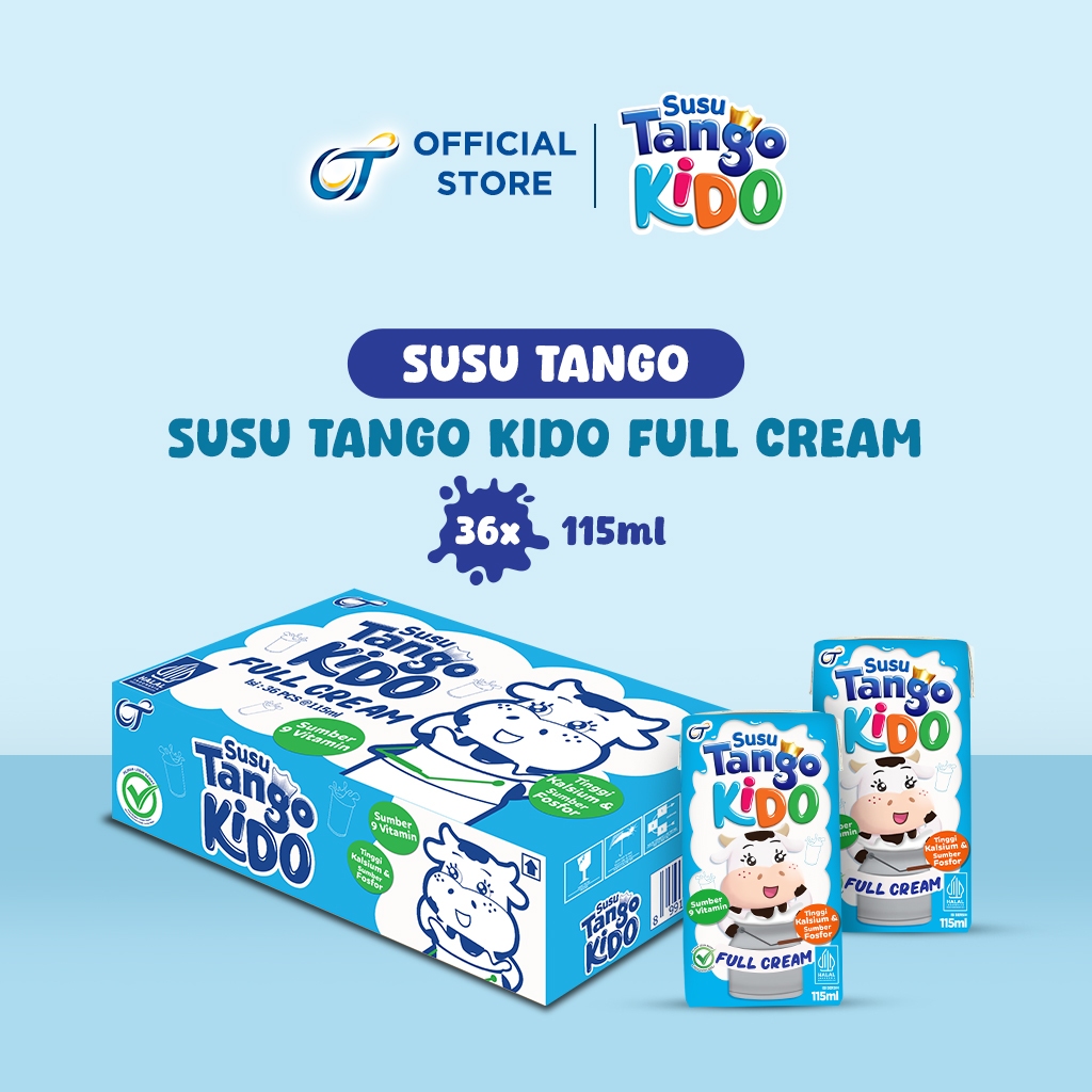 

Susu Tango Kido Full Cream 115ML - [36 Pcs]