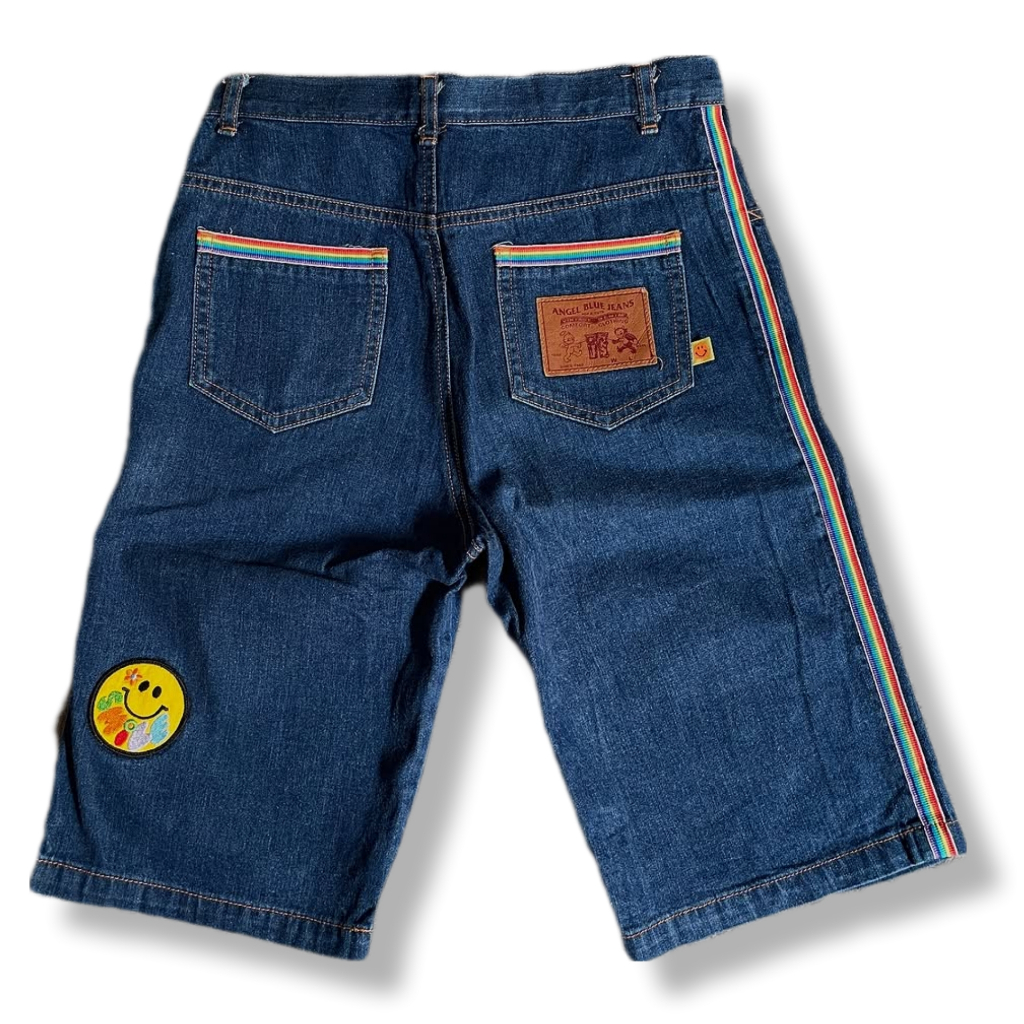 ANGEL BLUE DENIM JEANS SHORT PANTS | CELANA PENDEK | JSNG