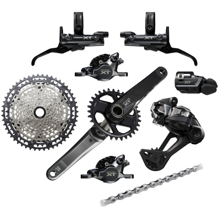 SHIMANO XT M8250 - Groupset Sepeda MTB Di2 XT 12speed