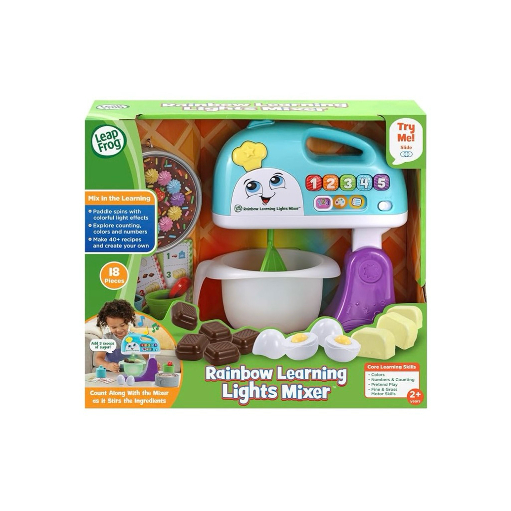 Leap Frog Rainbow Learning Lights Mixer Original Education Toys - Mainan Edukasi Memasak Anak