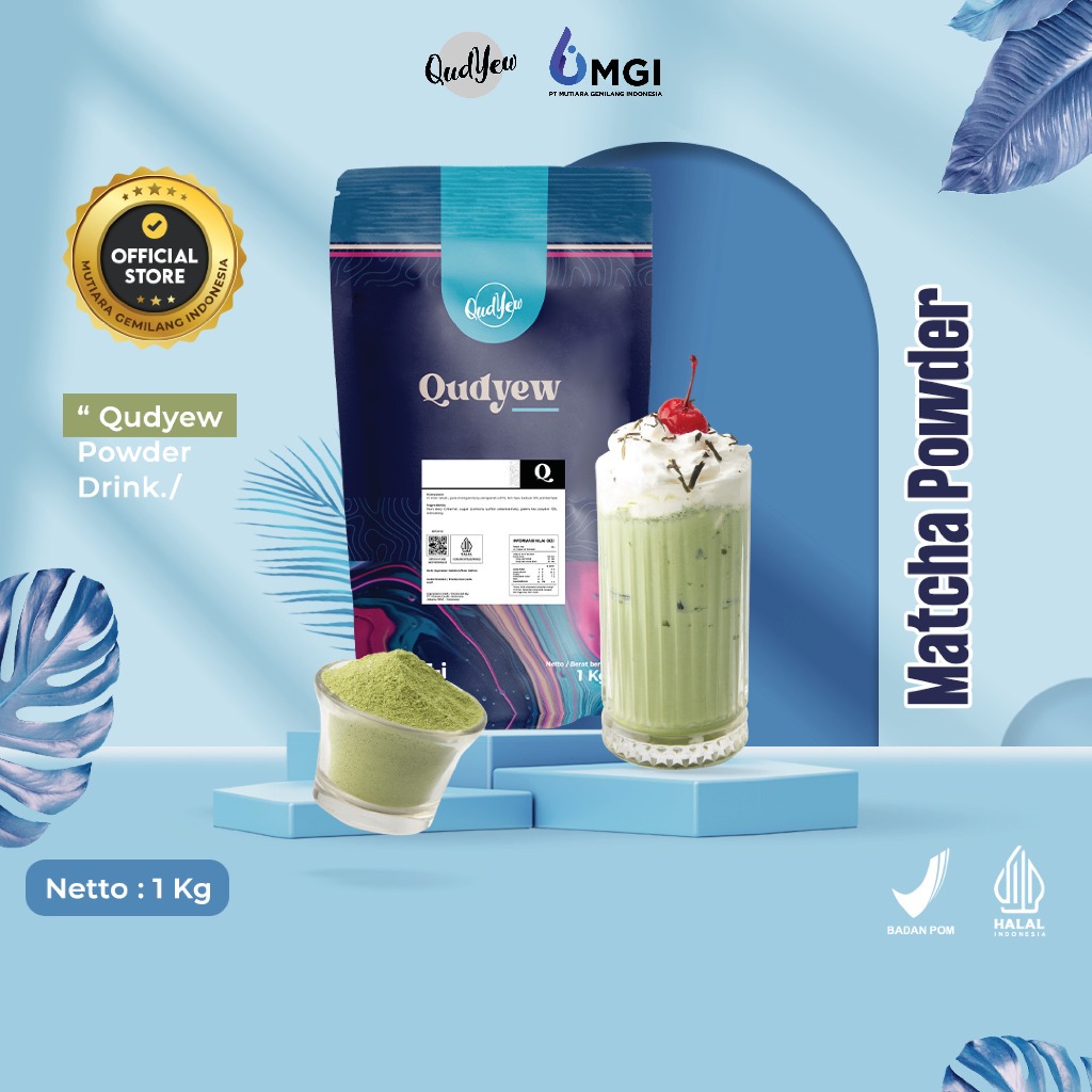 

Mutiaragemilang.id JAPANESE MATCHA Qudyew Bubuk Minuman Powder Premium Drink Powder Serbuk MInuman 1kg