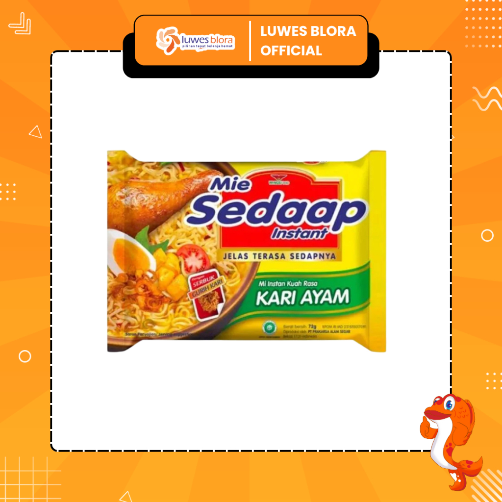 

Mie Sedaap Kuah Rasa Kari Ayam 72gr