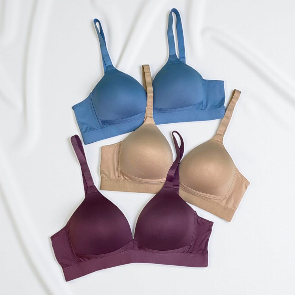 Bra BH Tanpa Kawat FELANCY 01065 - Kait 2 - Busa Tipis - Beha Felancy