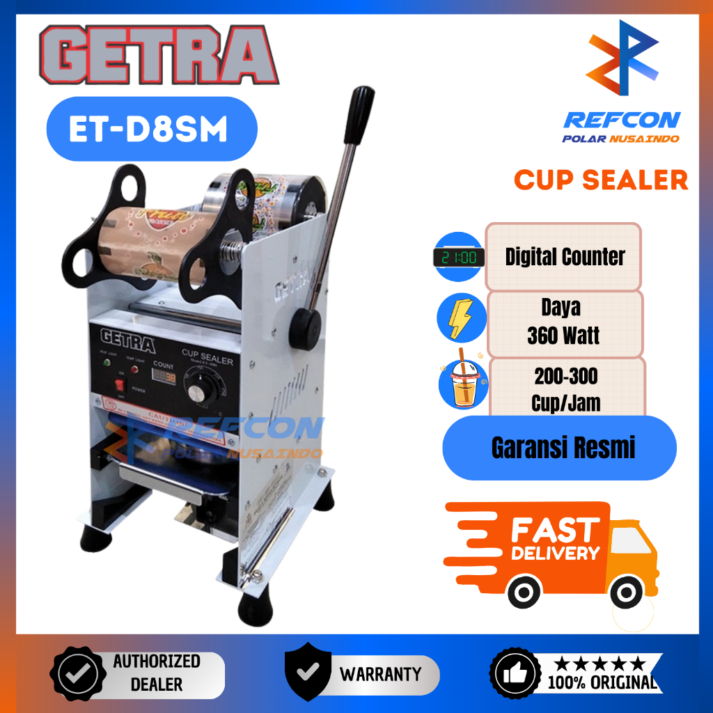 Cup Sealer GETRA ET-D8S