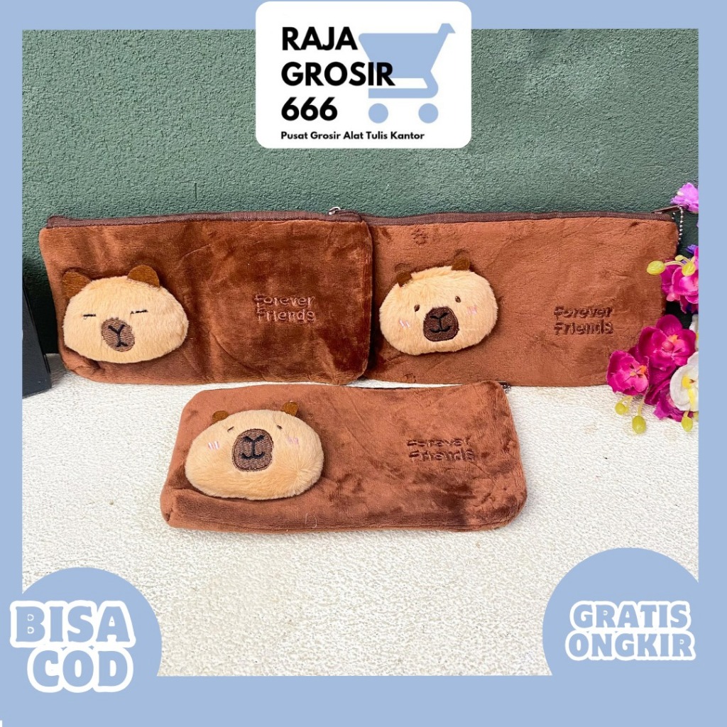 

KOTAK PENSIL FOREVER FRIEND BONEKA CAPYBARA KP-2019 TERJANGKAU LUCU IMUT KADO UNIK SOUVERNIR COD