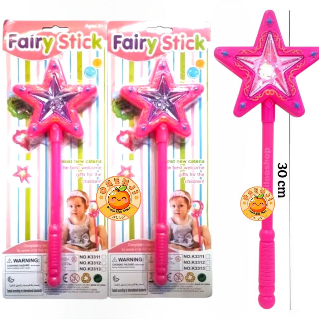 Mainan Tongkat Magic Wand Tongkat Peri ajaib. Mainan Anak Fairy Stick - Tongkat Peri Magic Wand Ligh