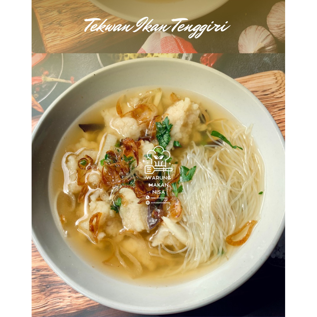 

Tekwan ikan tenggiri Porsi 3-4Orang/tekwan khas palembang ikan tenggiri