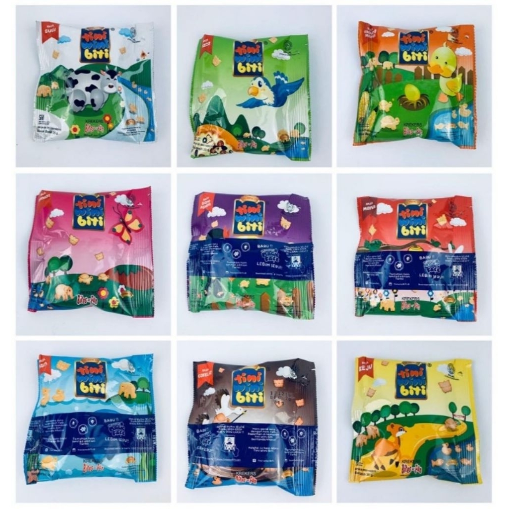 

TINI WINI BITI / Biskuit bentuk lucu/ 1 bungkus isi 10 pc