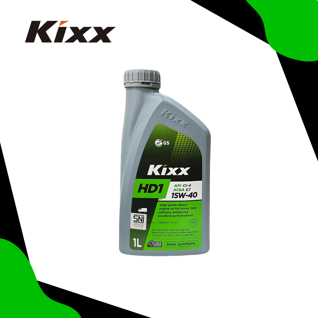 "KIXX HD1 15W40 LITER" (PASTI JAYA BAN)