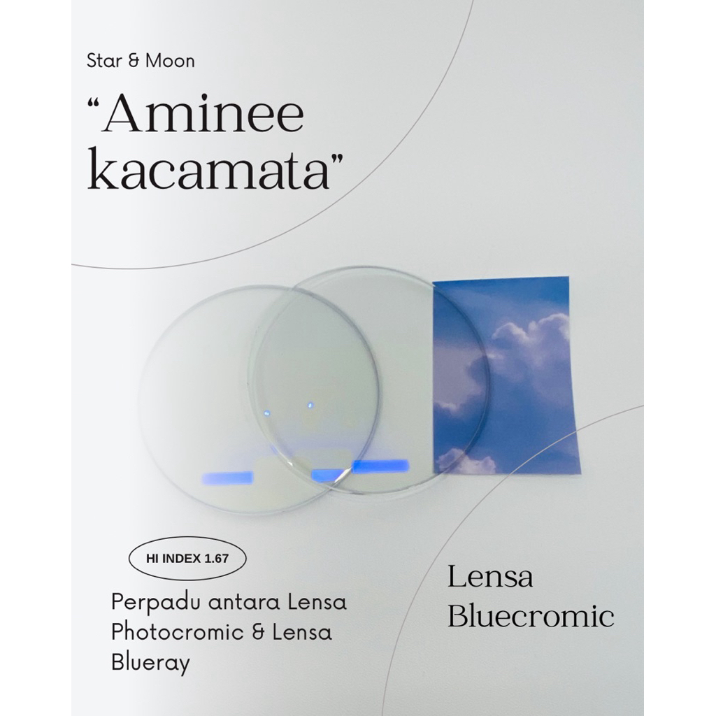AmineeKacamata Lensa Bluecromic  Hi Index 1.67