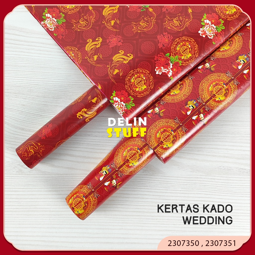 

Kertas Kado Pernikahan Kertas Kado Wedding Kertas Kado Hadiah Pernikahan Kertas Kado Souvenir Pernikahan (2307350 2307351)