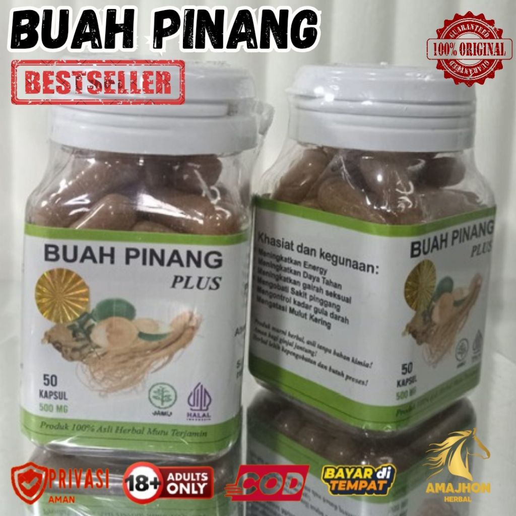 Ekstrak Buah Pinang Kapsul Asli Original Herbal