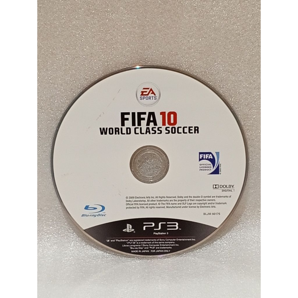 KASET PS 3 SECOND FIFA 10