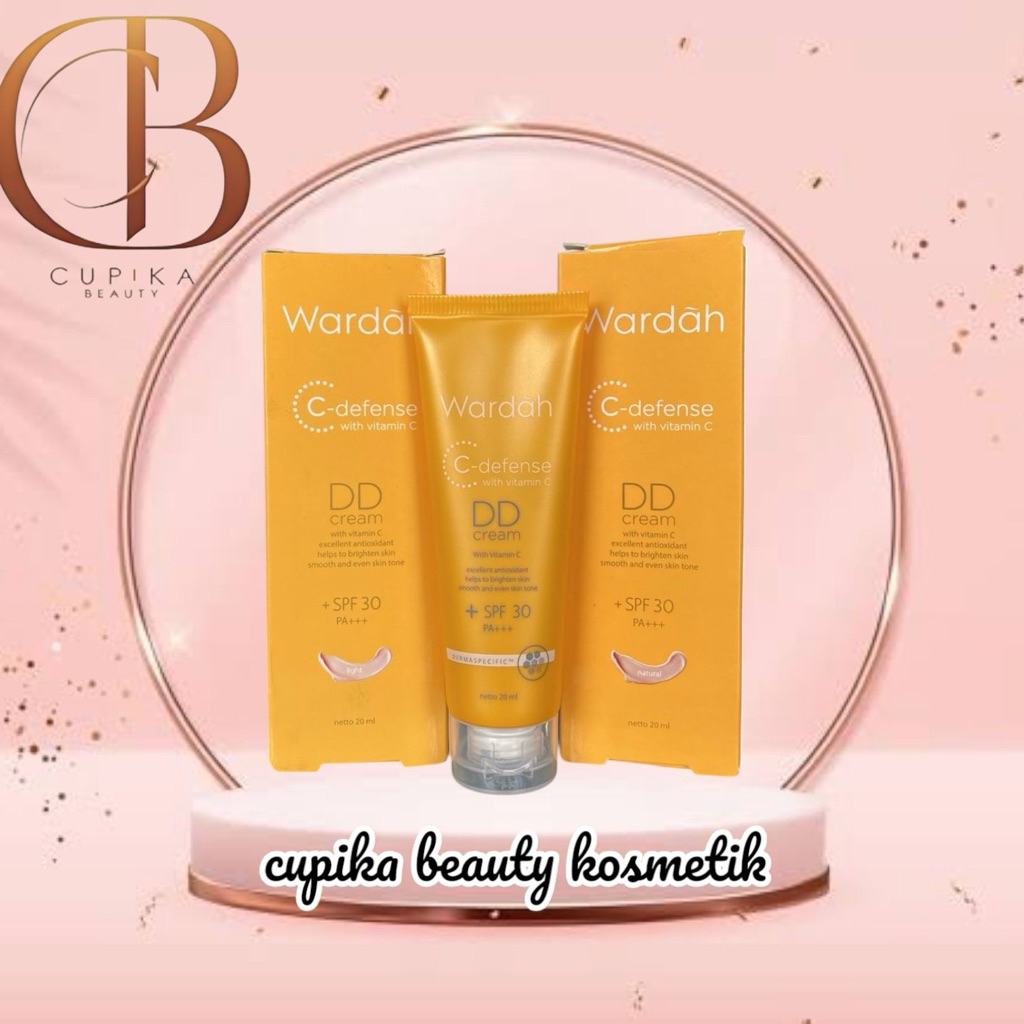 CEK GROSIR [uk.z] WARDAH DD CREAM 20 ml - c defence dd cream with spf 30