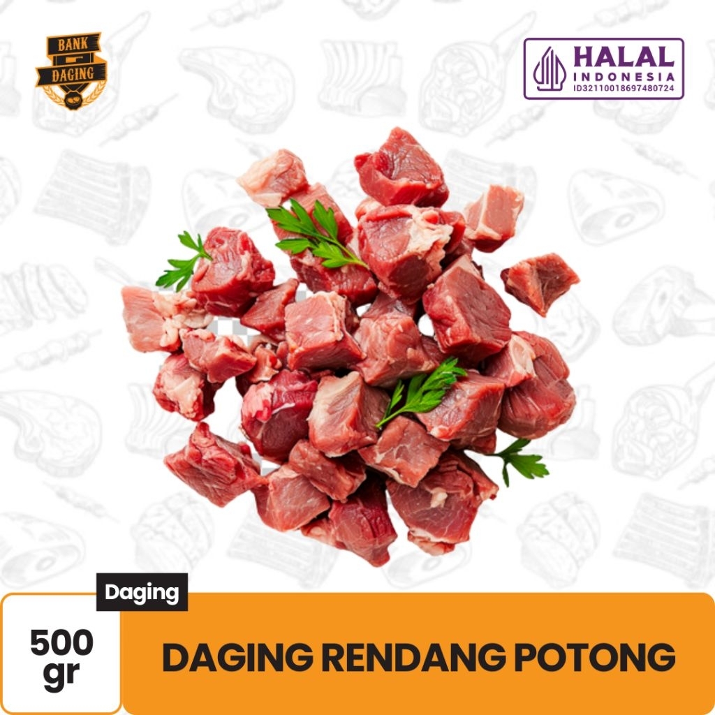 

DAGING RENDANG/SEMUR SAPI POTONG 500GR