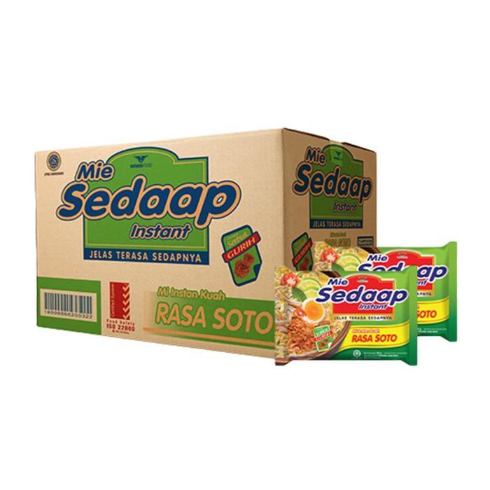 

Mie Sedaap Kuah Soto Mie Instan 1Dus 40pcs
