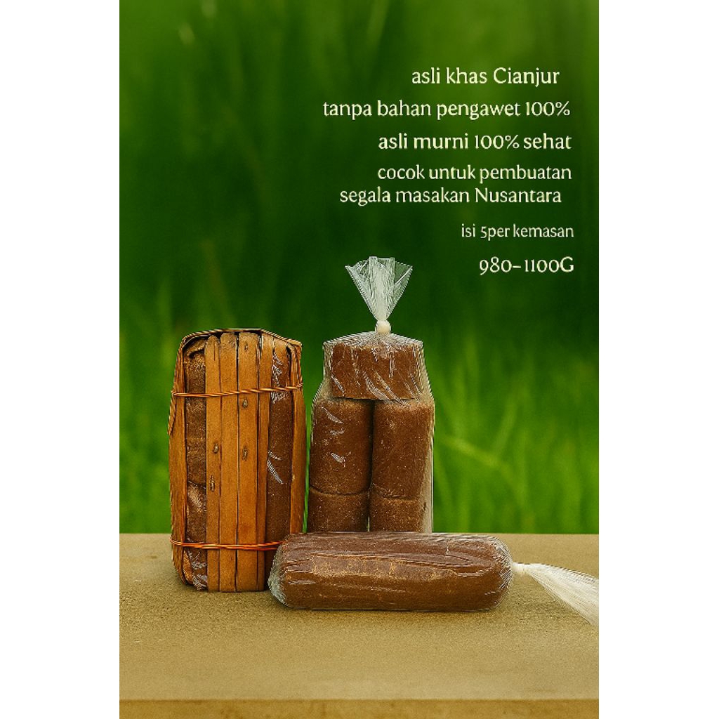 

Gula Aren Cianjur Original Isi 5 Keping Berat 950-1000grm – Cocok untuk Minuman & Masakan